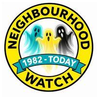 Neighbourhood Watch logo with ghosts