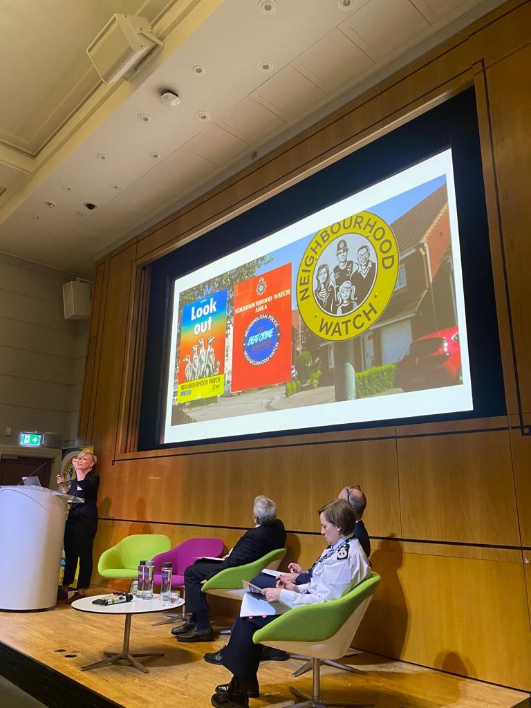 Melissa Pepper leading a talk